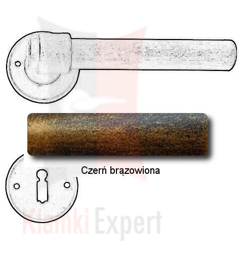 Czerń brązowiona