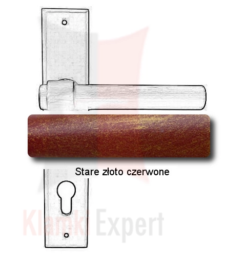 Stare złoto czerwone