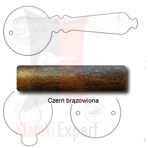 Czerń brązowiona