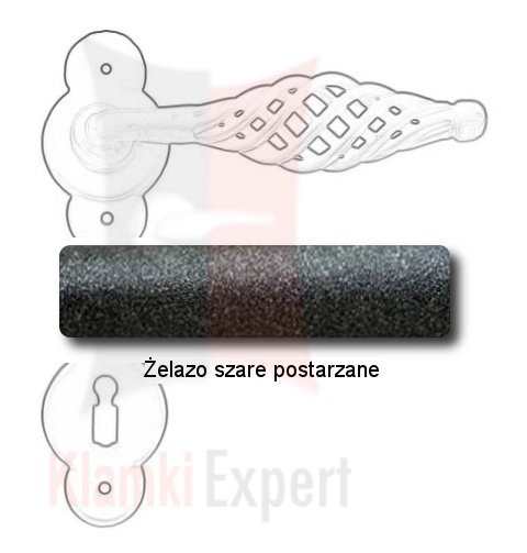 Żelazo szare postarzane