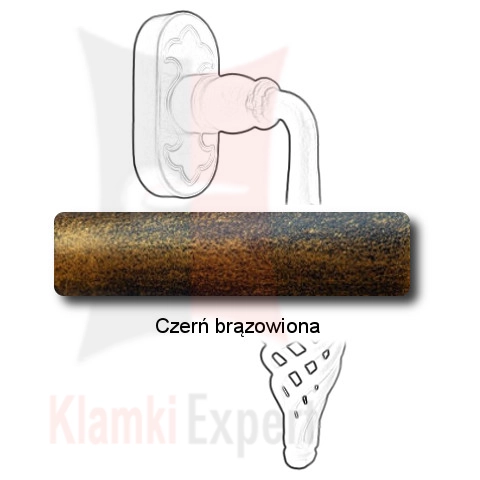 Czerń brązowiona