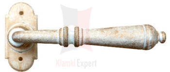 Klamka Mosca 2698 kolor białe złoto starodawe