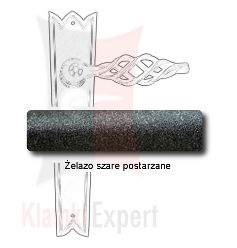 Żelazo szare postarzane