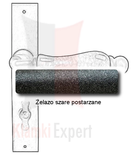 Żelazo szare postarzane