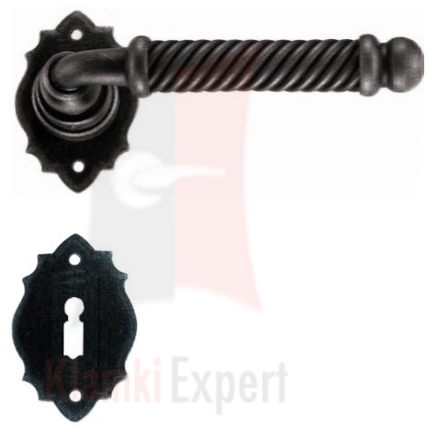 Klamka Madrid 2101 z dolną rozetą na klucz zwykły