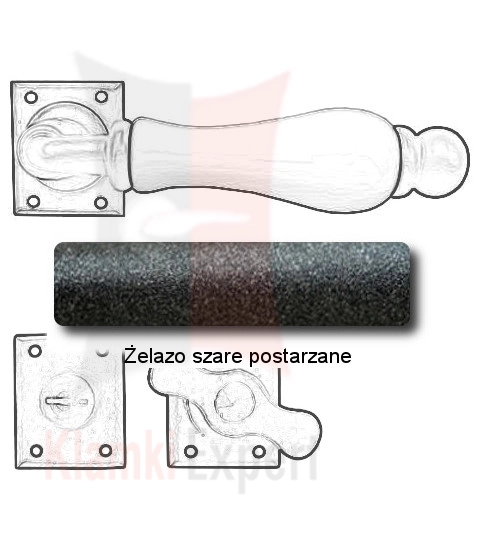 Żelazo szare postarzane
