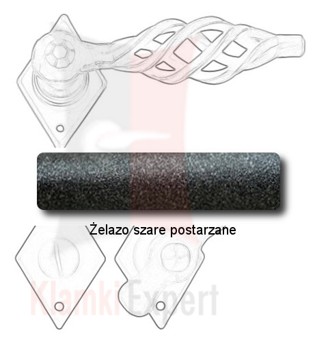 Żelazo szare postarzane