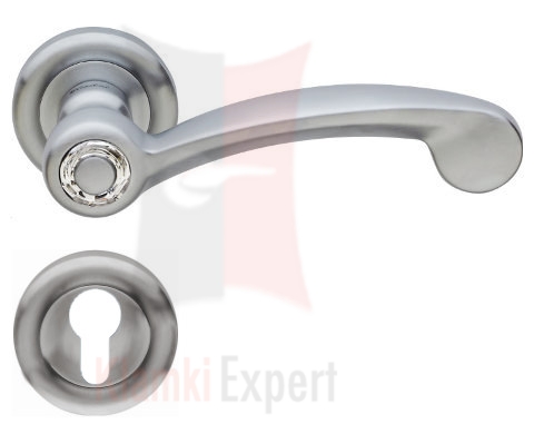 Klamka Cosmic 103 z dolną rozetą na wkładkę