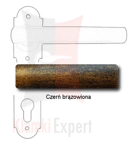 Czerń brązowiona