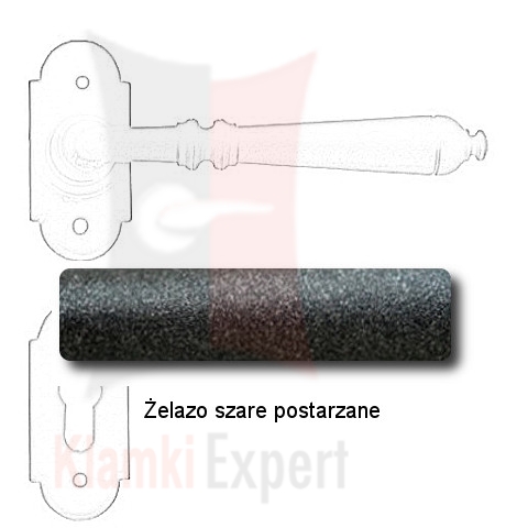 Żelazo szare postarzane