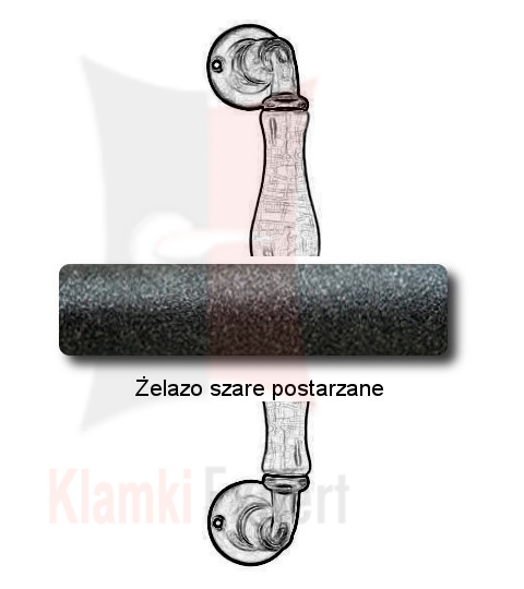 Żelazo szare postarzane