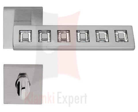 Klamka Riflesso Ring z blokadą wc