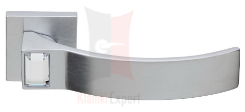 Klamka ELIOS Crystal Bianco 019 bez dolnej rozety