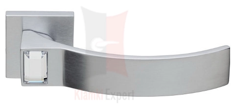 Klamka ELIOS Crystal Bianco 019 bez dolnej rozety
