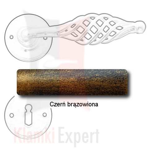 Czerń brązowiona