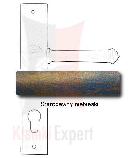Starodawny niebieski