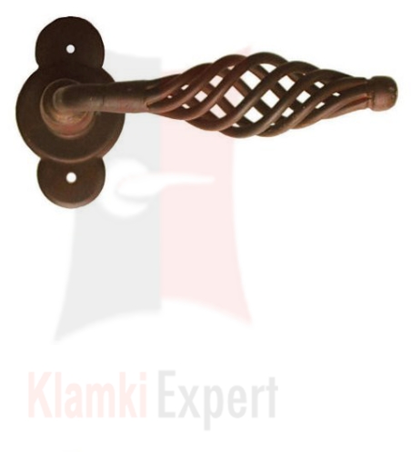 Klamka Budapest 2801 w kolorze rdza starodawna