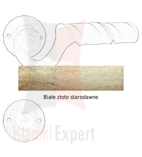 białe złoto starodawne