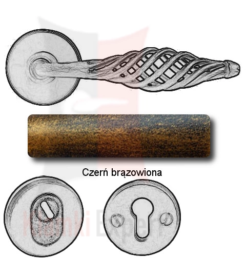 Czerń brązowiona