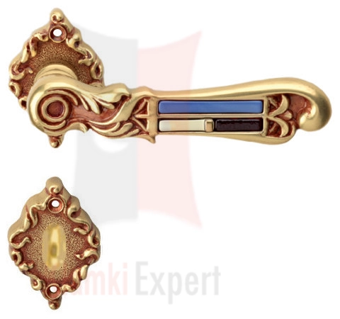 Klamka Tiffany Vetro 018 z blokadą wc