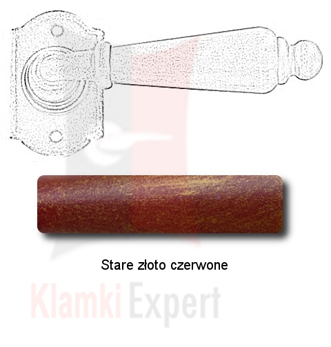 Stare złoto czerwone