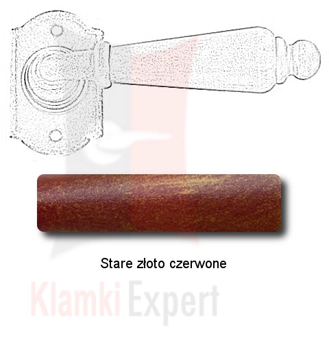 Stare złoto czerwone