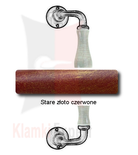 Stare złoto czerwone
