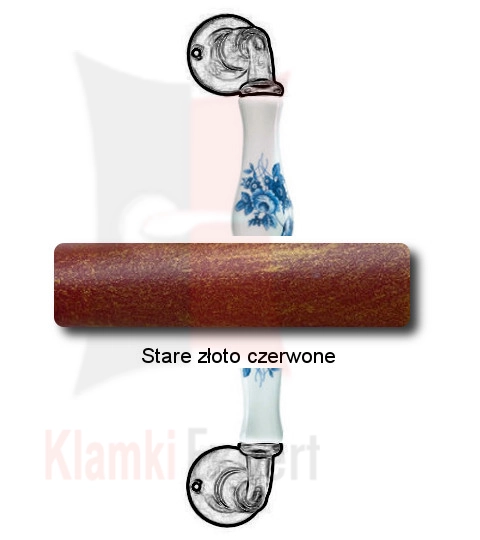 Stare złoto czerwone