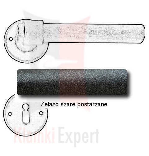 Żelazo szare postarzane