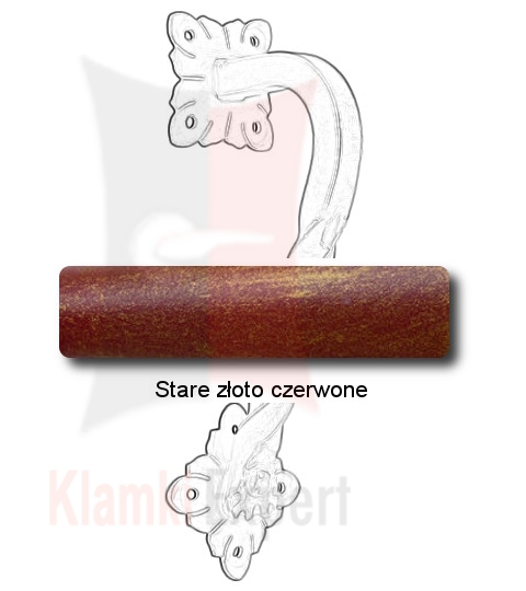 Stare złoto czerwone