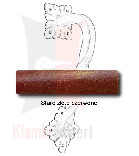 Stare złoto czerwone