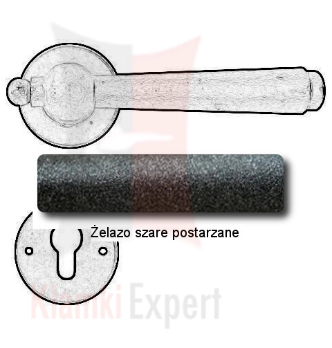 Żelazo szare postarzane