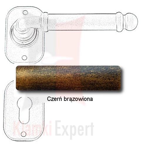 Czerń brązowiona