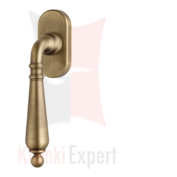 Klamka okienna Florenzia PM brązowiony matowy, jasny