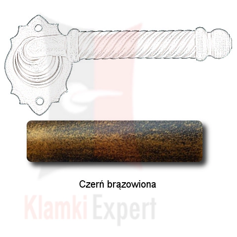 Czerń brązowiona