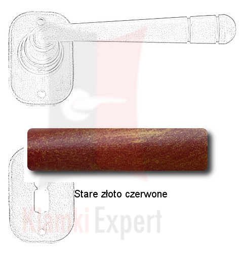 Stare złoto czerwone