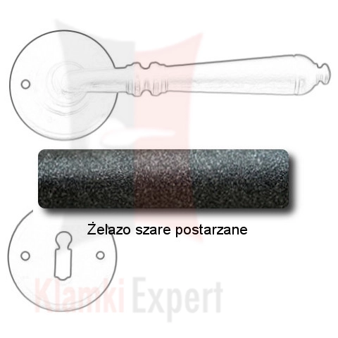 Żelazo szare postarzane