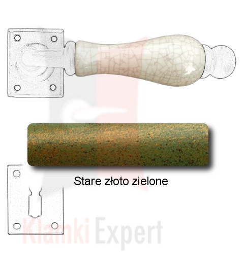 Stare złoto zielone