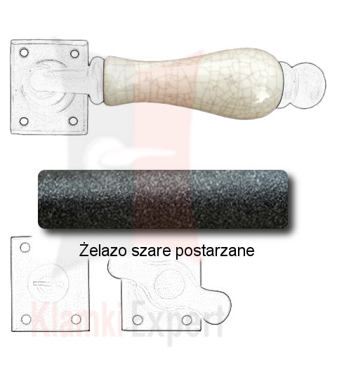 Żelazo szare postarzane