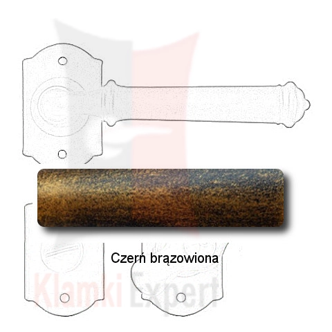 Czerń brązowiona