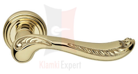 Klamka Lady 011 w kolorze OL mosiądz błyszczący