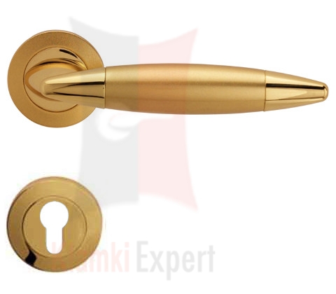 Klamka Havana z rozetą na wkładkę