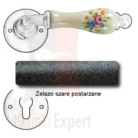Żelazo szare postarzane