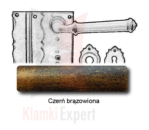 Czerń brązowiona