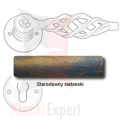 Starodawny niebieski