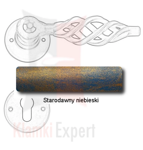 Starodawny niebieski