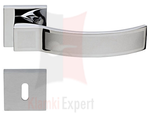 Klamka Elios z dolną rozetą na klucz zwykły