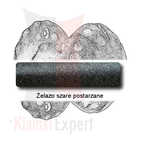 Żelazo szare postarzane