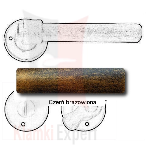 Czerń brązowiona
