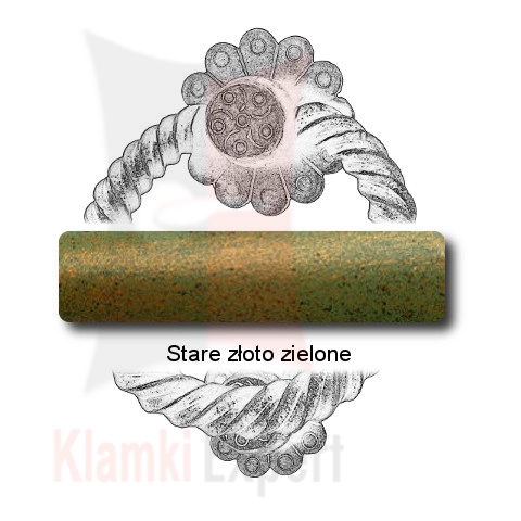 Stare złoto zielone